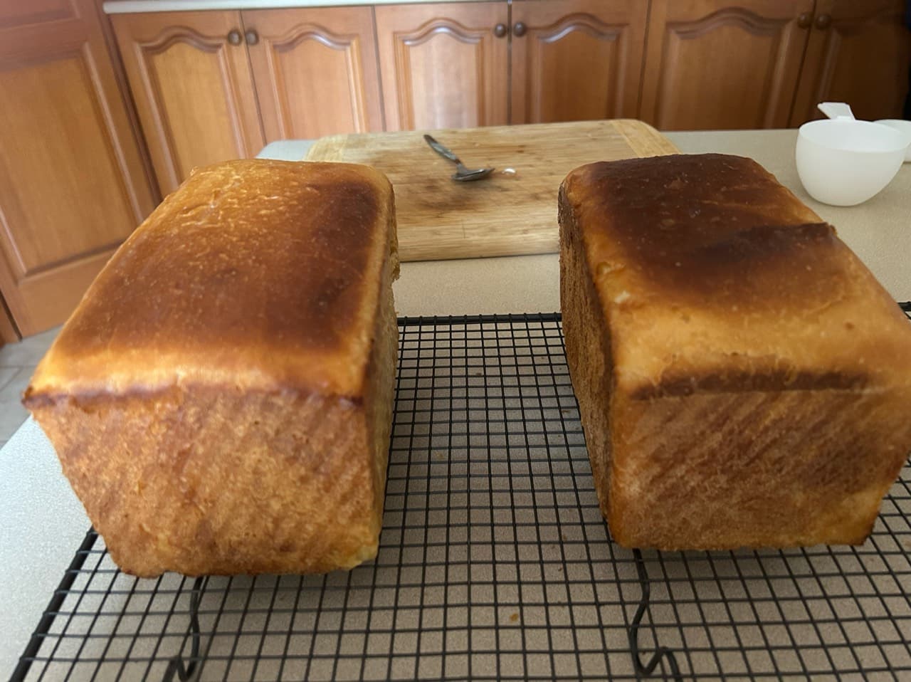 Oil in sour dough bread