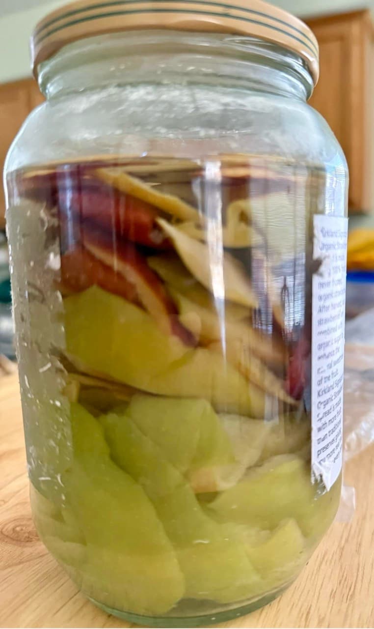 Agua fermentada con frutas?