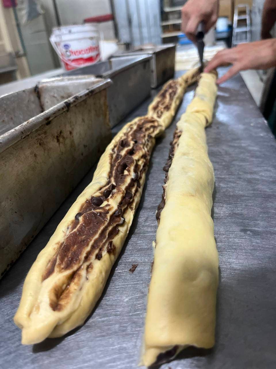 Para tener más capas de relleno en tu babka (2/6)