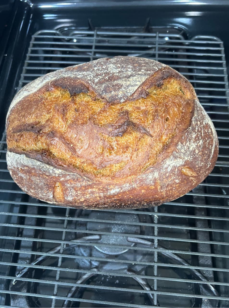 Pumpkin sourdough bread
100g active starter
140 gm canned pumpkin 🎃
250 gm w (1/2)