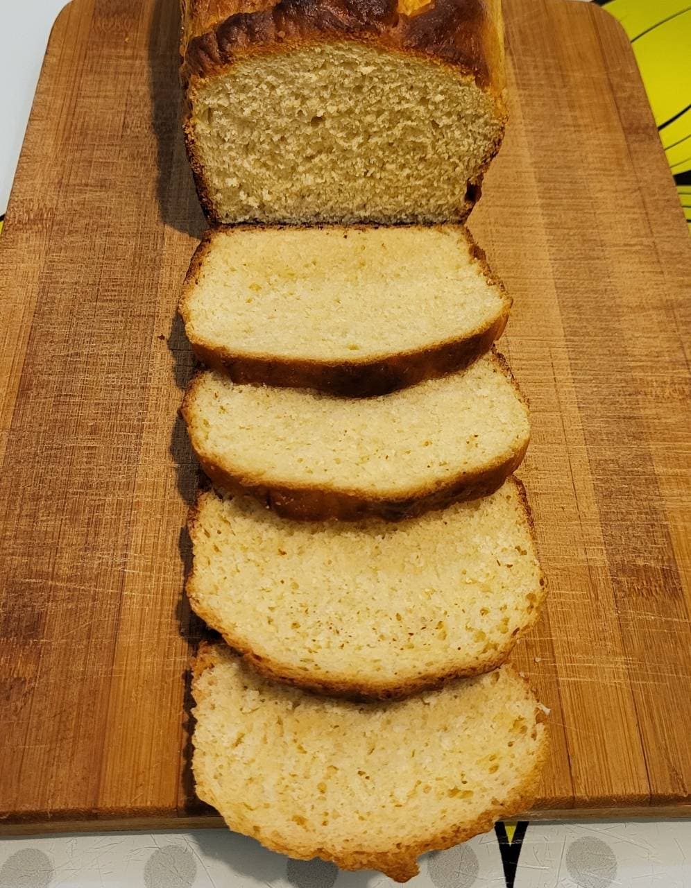 My first sandwich bread!
Came out over fermented, over baked! But the crumb is s (3/3)