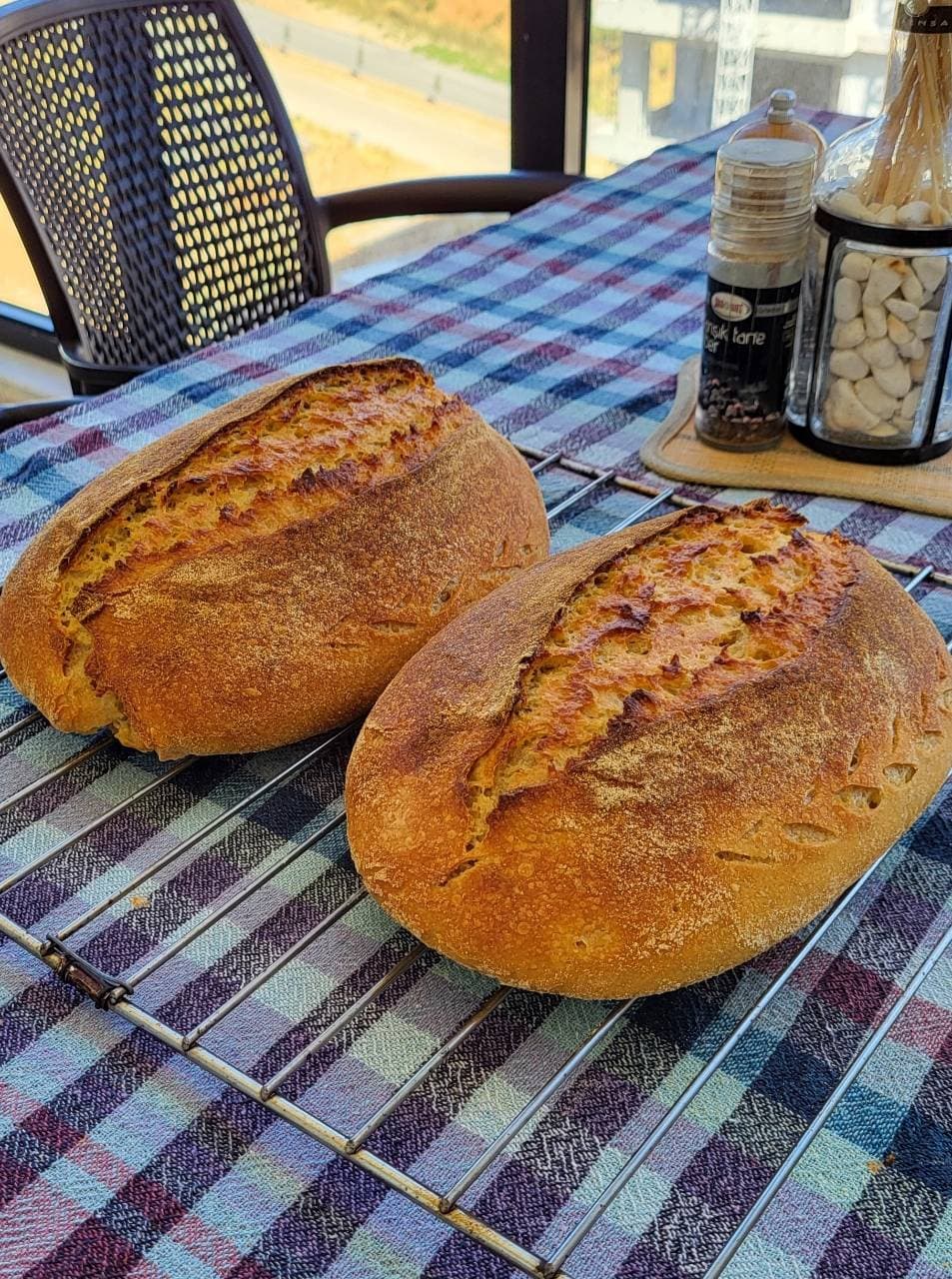 Multigrain Sourdough Bread
Water 375g
Sourdough starter 101g
Durum wheat flour (3/3)
