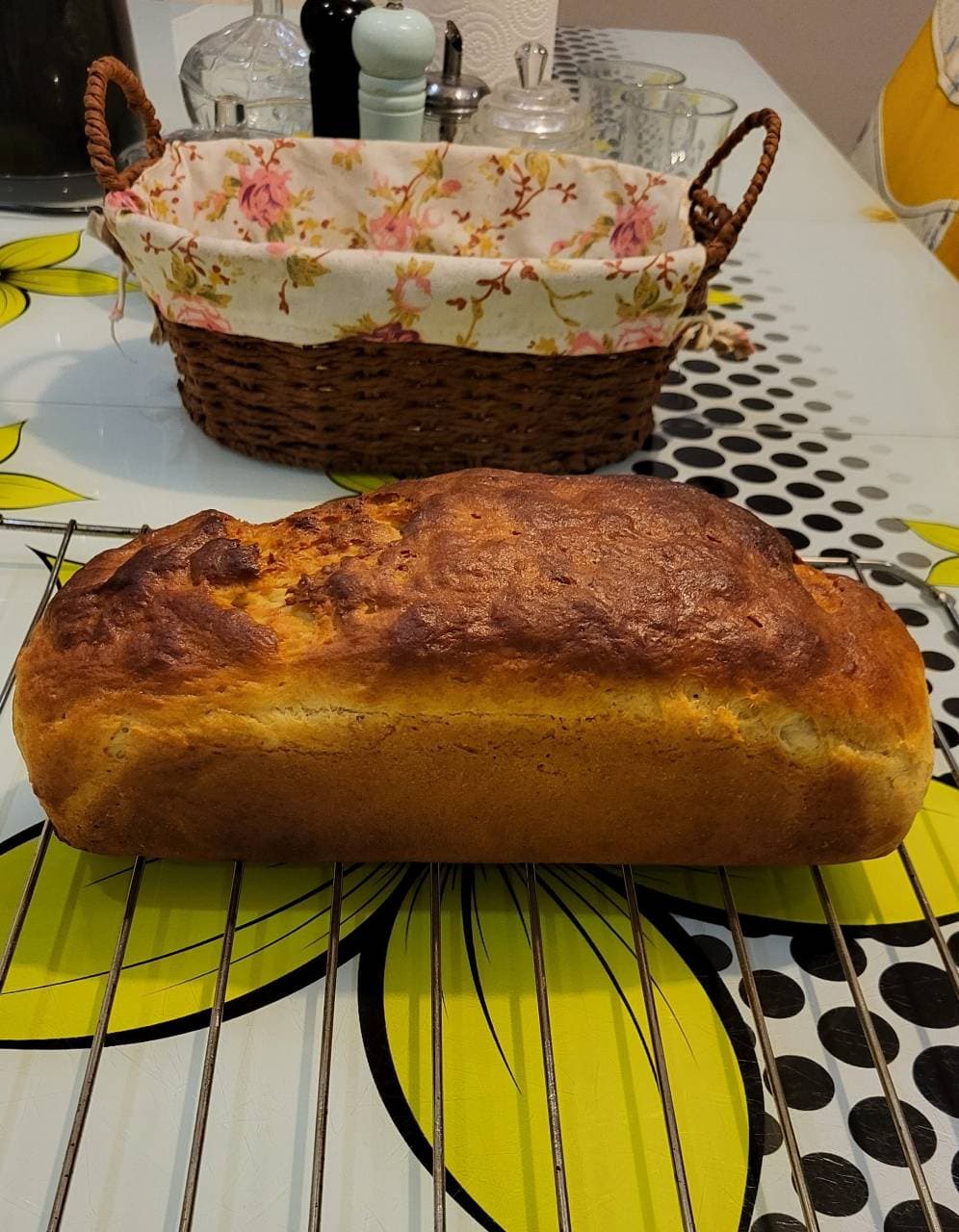 My first sandwich bread!
Came out over fermented, over baked! But the crumb is s (2/3)