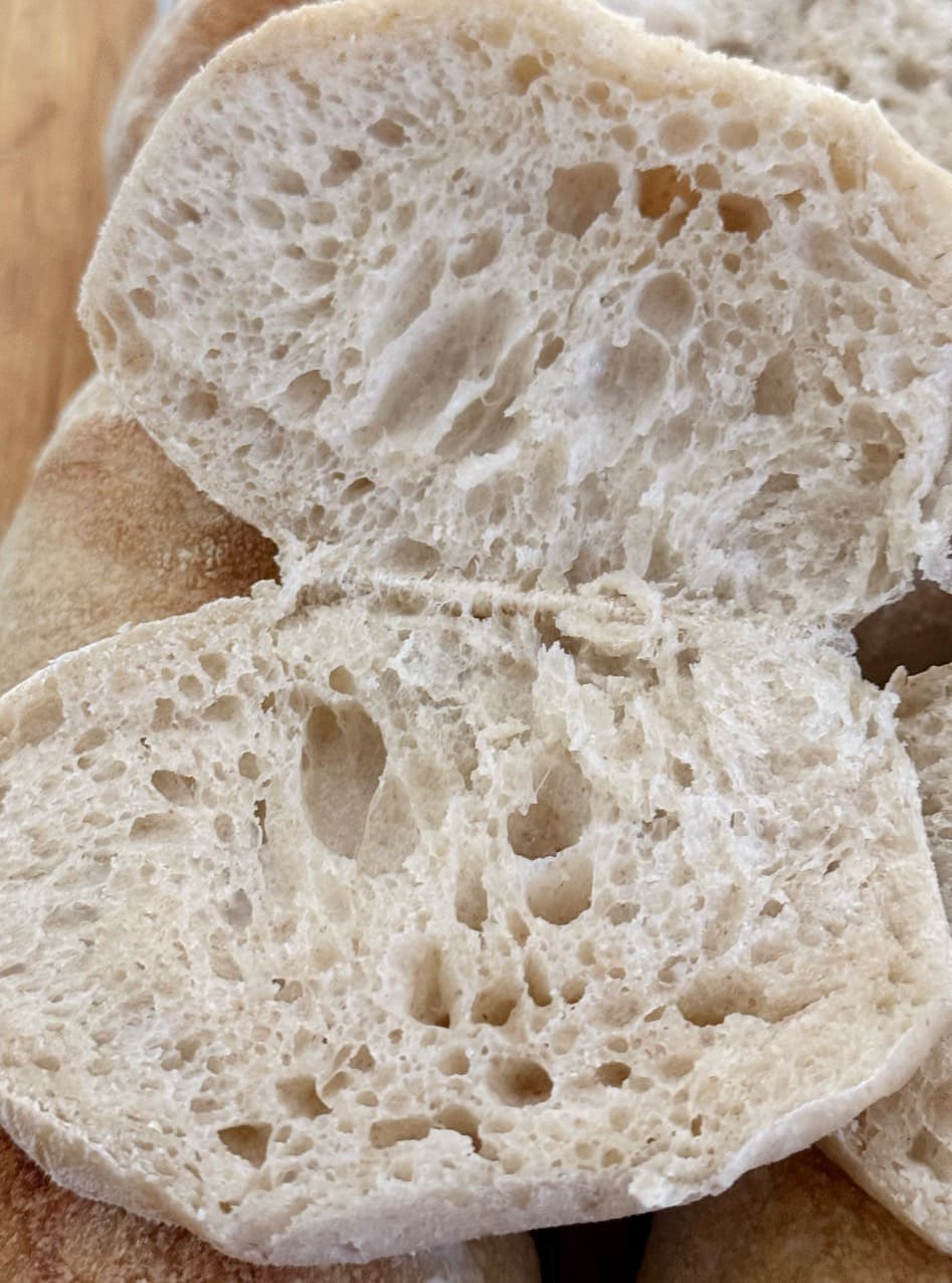 🟩 RECETA DE LAS CIABATTAS 🟩
🟩 Como muestro siempre la masa madre, super acti (4/4)